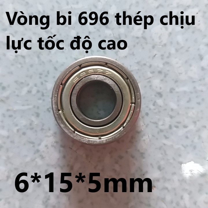 Vòng bi 696 kích thước 6*15*5mm chuyên dụng giá sỉ