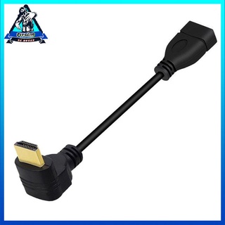 Bend90 Degree Angle HDMI-compatible Male To HDMI-compatible Female Adpter
