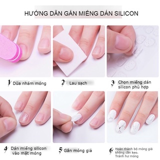 Miếng dán nail book  tấm 24pcs (combo 10 tấm)