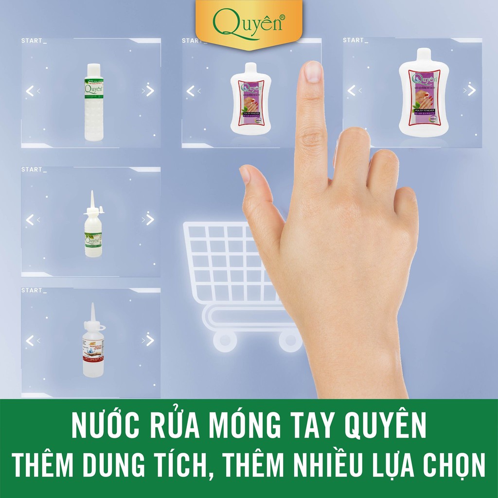 Nước rửa móng tay,nước tẩy móng tay,Acetone chùi móng tay Quyên - 500ml loại a