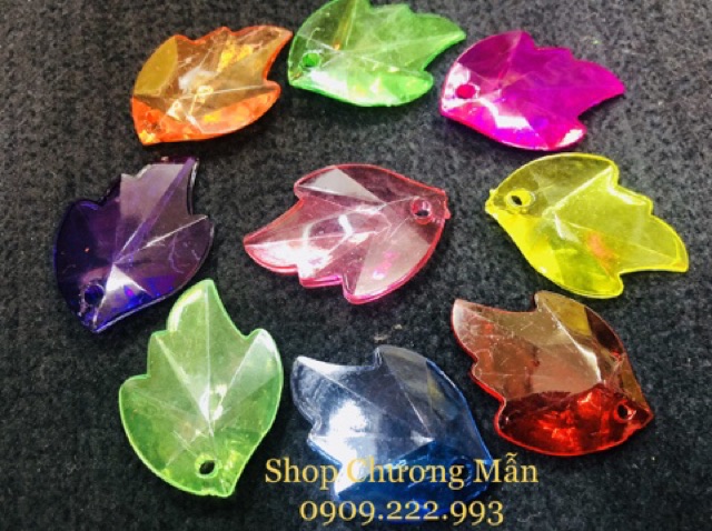 100G Chuỗi Lá Đuôi Cá Pha Lê Nhựa Giá Sỉ