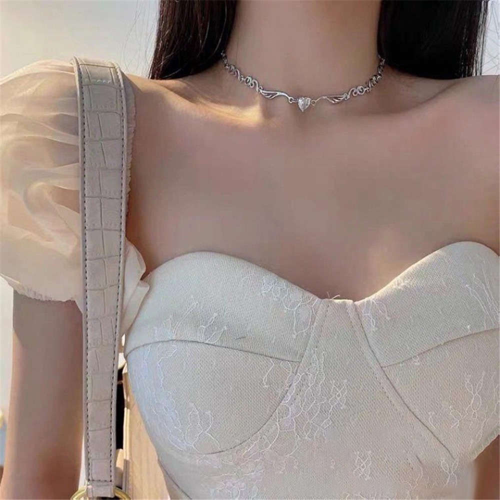 Vòng cổ Hình Cánh Thiên Thần Thời Trang Dành Cho Nữ Cho Nữ Yanqueens Quà tặng trang sức