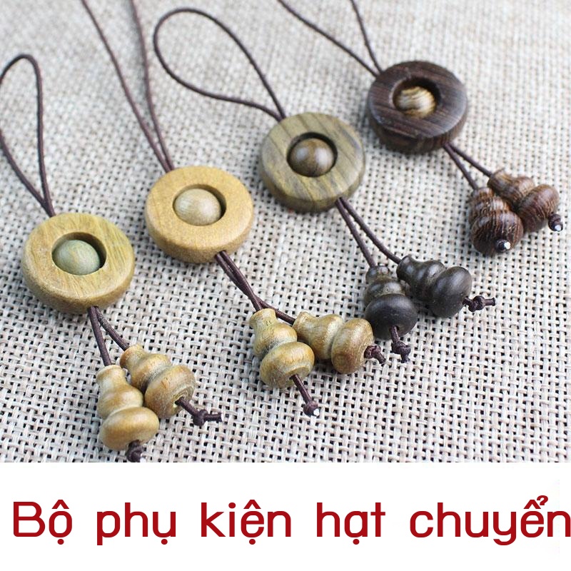 đồ trang sức tự làm◈Hạt gỗ đàn hương chuyển mặt dây chuyền nhỏ bầu tự làm đồ trang sức phụ kiện bằng gỗ thủ công mỹ nghệ