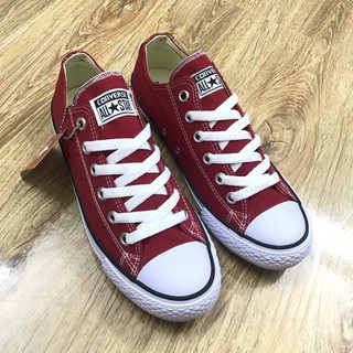 [GIÁ SỐC] GIÀY CONVERSE ĐỎ TƯƠI THẤP CỔ