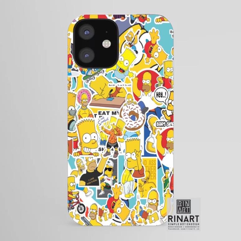 [STICKER 1K] SET 200 STICKER SIMPSON SIÊU CHẤT DÁN TRANG TRÍ ĐT LAPTOP VALI TƯỜNG TỦ KỆ MŨ BẢO HIỂM XE MÁY NOTEBOOK