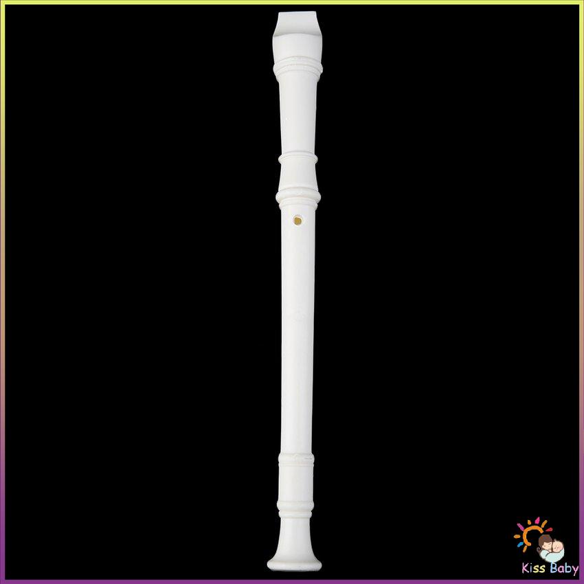 Nhạc cụ làm bằng nhựa ABS màu trắng cho trẻ em Máy ghi âm nhạc Soprano Sáo dài