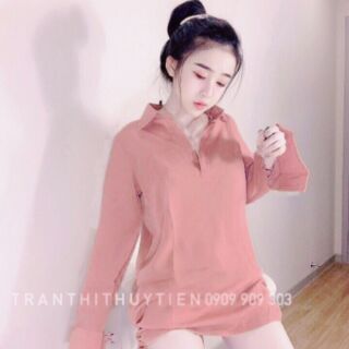  Đầm sơ mi xinh 3 màu chi