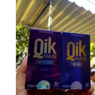 QIK HAIR mua 2chai giá bất ngờ(2c30v nt cty tặng 1c15v) – Chuyên gia cho Tóc Với công thức riêng biệt cho nam và cho nữ.