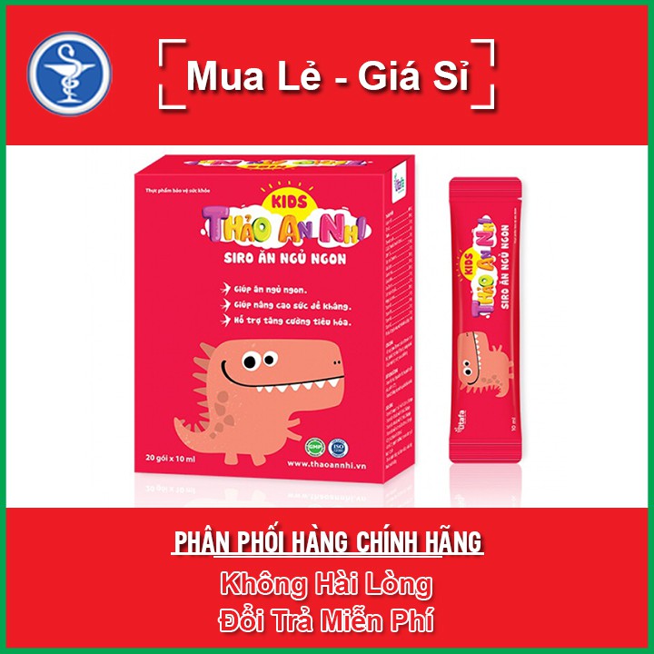 Siro ăn ngủ ngon Thảo An Nhi - Giải pháp dành cho trẻ biếng ăn và ngủ kém Hộp 20 gói – yespharmacy