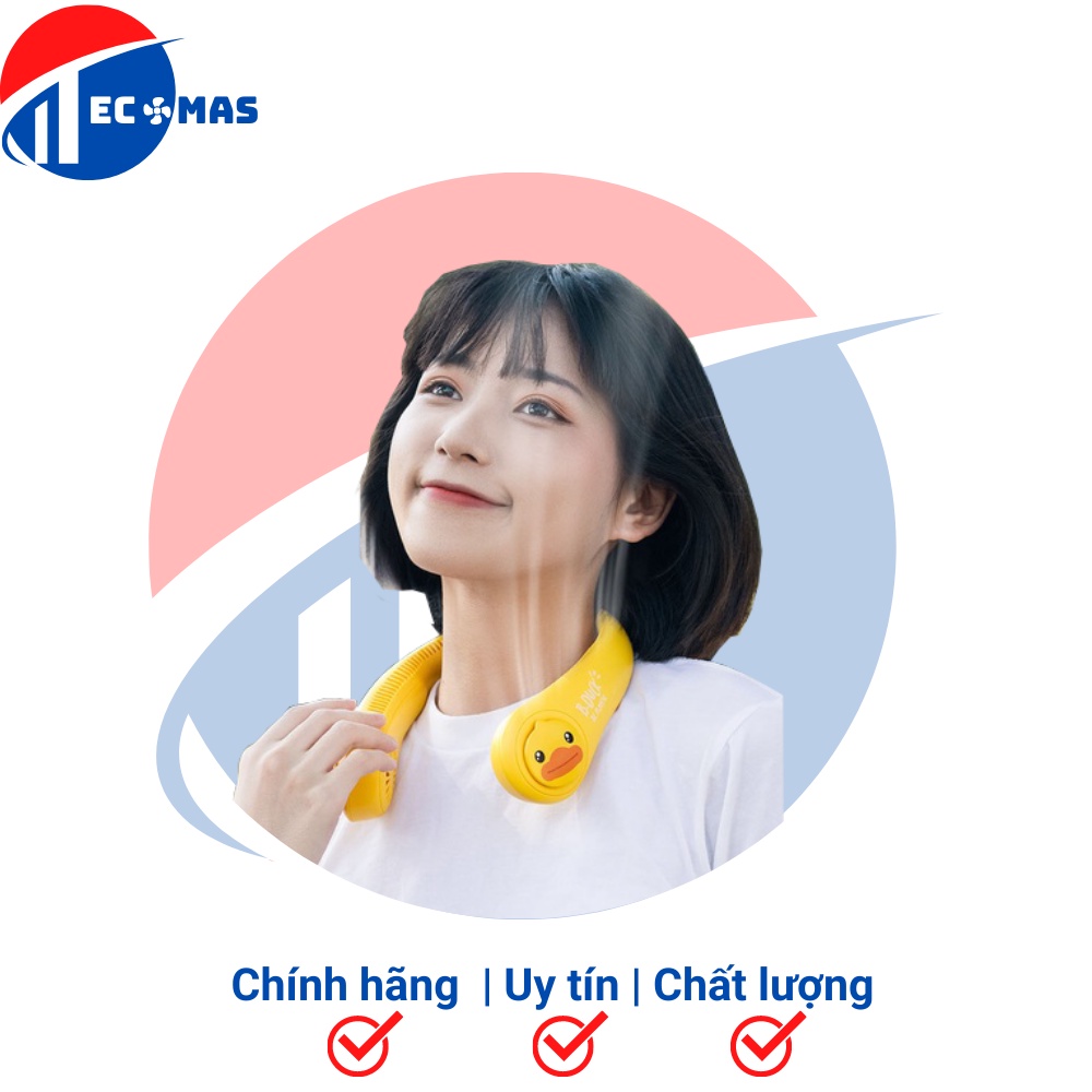 Quạt Đeo Cổ Mini Không Cánh Sạc Pin JISULIFE Bản Đặc Biệt - Dung Lượng Pin 4000mAh - Sử Dụng Liên Tục Lên Đến 16 Giờ