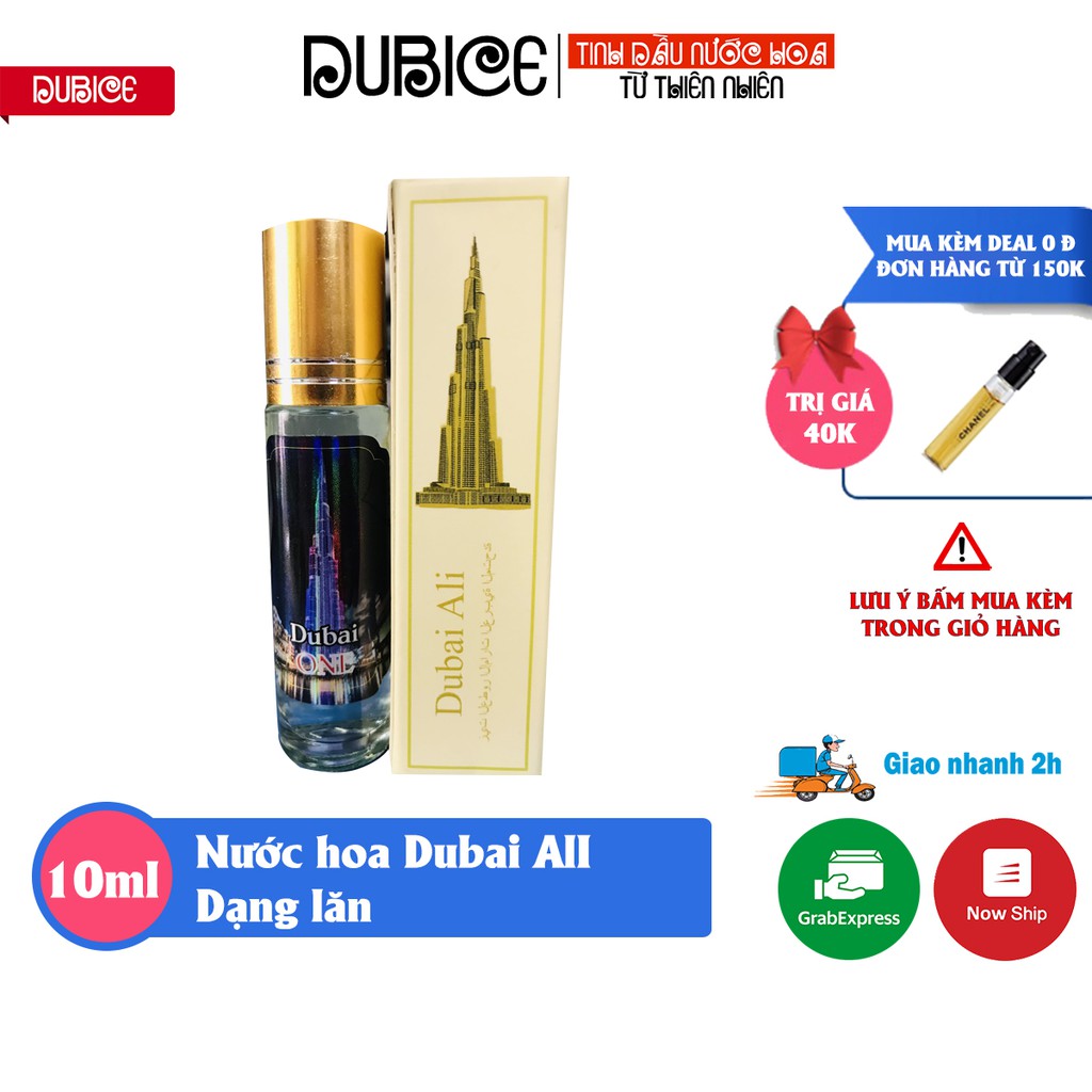 Tinh dầu nước hoa Dubai Ali One Aqua Di Giò dạng lăn mini 10ml