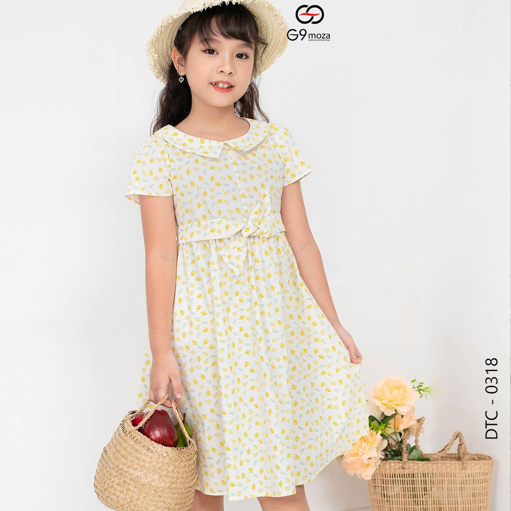 Váy bé G9moza 0318 chất cotong thoáng mát