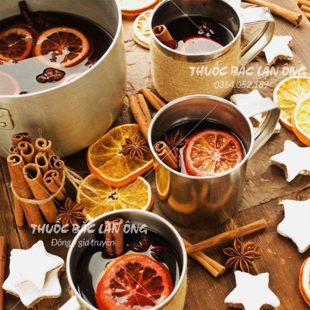 Cam sấy khô 200g, cam vàng sấy lạnh detox, giảm cân, decor trang trí - Thuốc bắc lãn ông