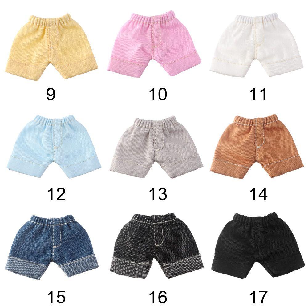 Set Áo Hoodie Họa Tiết Hoạt Hình Và Quần Short Jeans Cho Búp Bê Tỉ Lệ 1 / 12