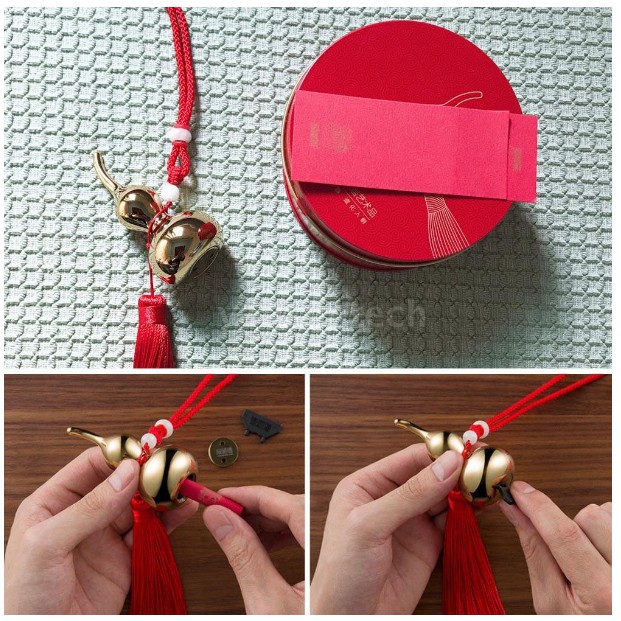 Dây treo Hồ Lô bằng đồng sáng loáng (XM hộp đỏ)