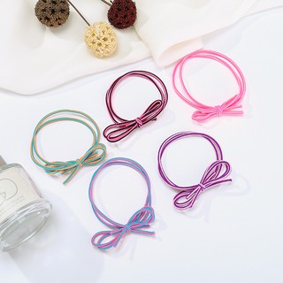 Combo 5 dây cột tóc, buộc tóc trơn nhiều màu