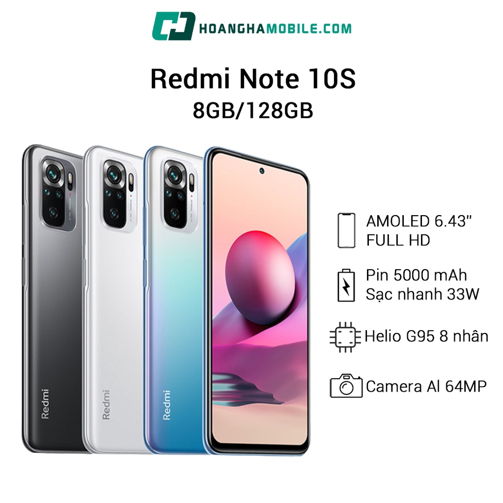 Điện Thoại Xiaomi Redmi Note 10S Chính Hãng - Hoàng Hà Mobile
