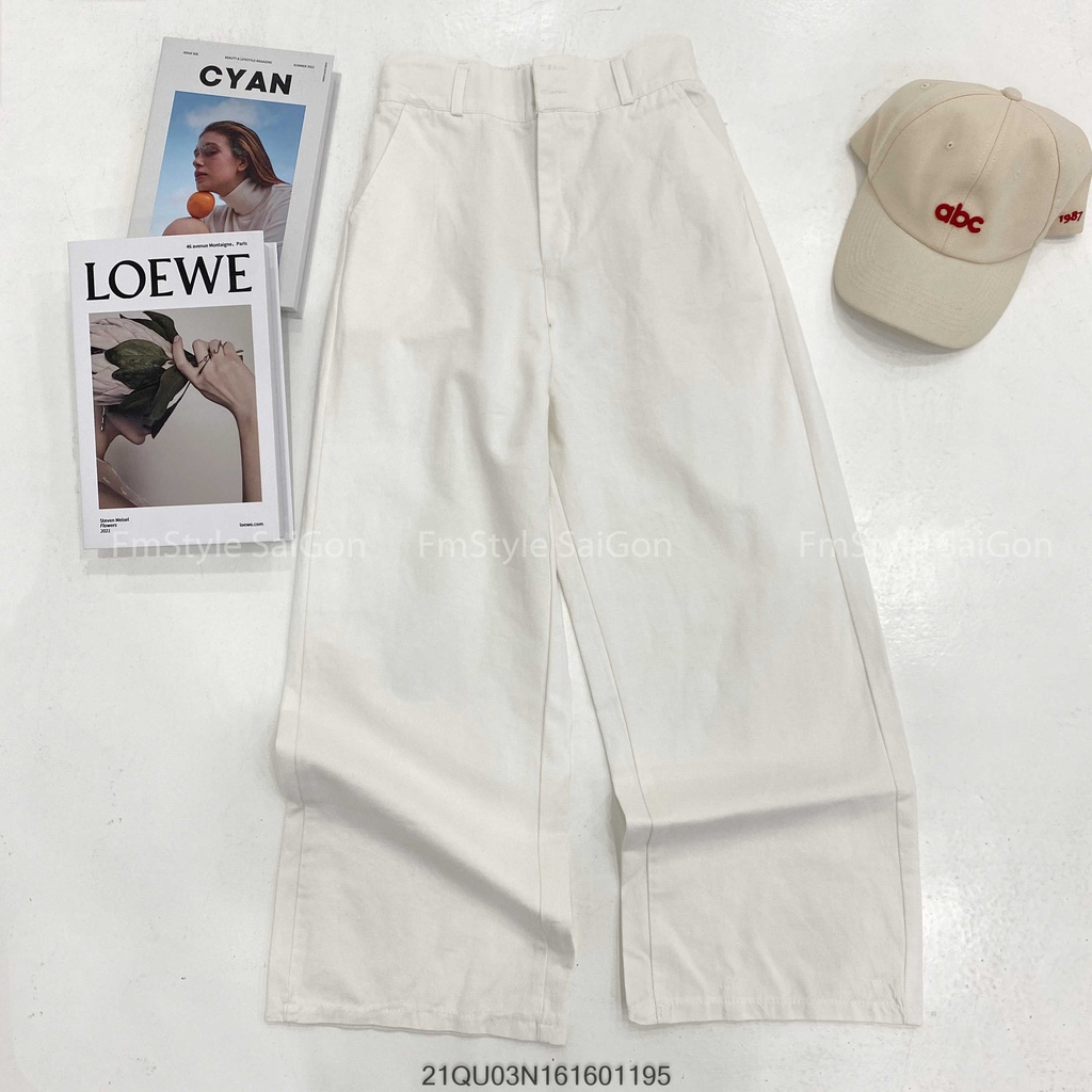 Quần thô ống rộng trơn thời trang nữ ulzzang Hàn Quốc Fmstyle Saigon 21QU03N161601