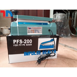 Máy hàn miệng túi dập tay 20cm, 30cm đường hàn rộng siêu đẹp, đường hàn 8mm