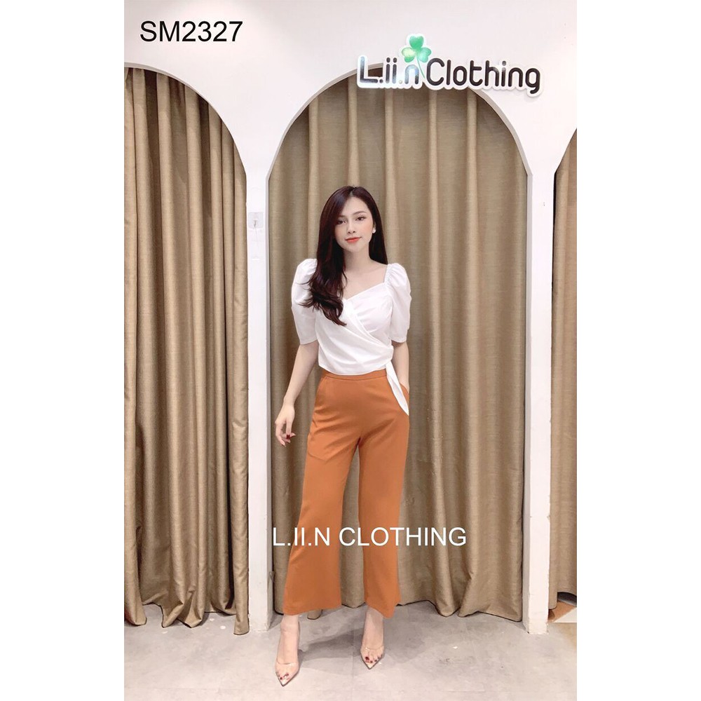 Quần nữ ống suông cao cấp Liin clothing màu cam, kiểu dáng basic thanh lịch, hiện đại Q3082 | BigBuy360 - bigbuy360.vn