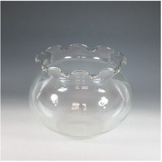 Bình bông lọ hoa miệng bèo trồng thuỷ sinh, bể cá mini cao 10cm rộng 9cm