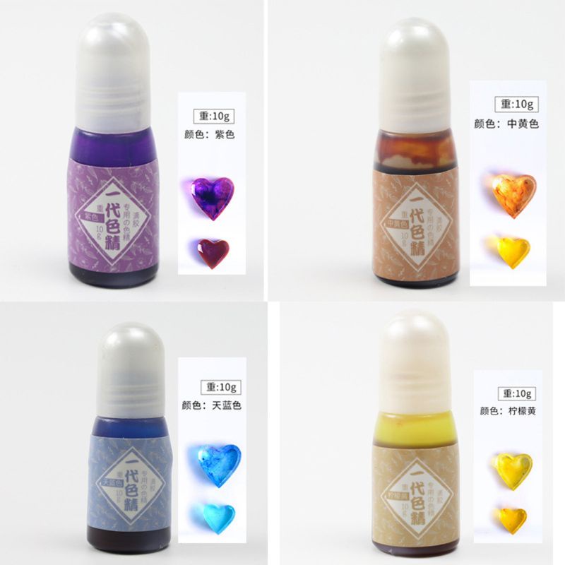 Sa Phụ Kiện Nhuộm Màu Trang Sức Bằng Nhựa Resin Trong Suốt