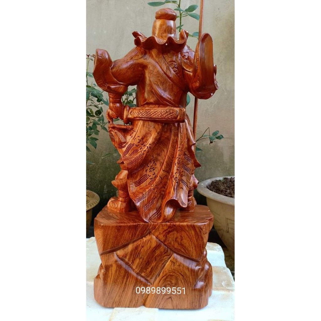 Tượng quan công quan vân trường gỗ hương