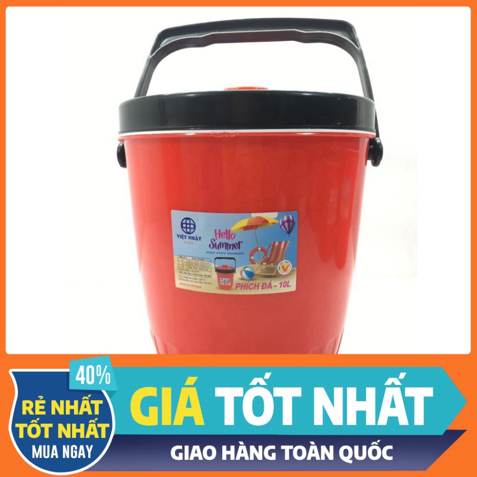 ⚡️FREESHIP⚡️Thùng Đá Tròn Giữ Nhiệt -3-5-7-10-15lit Việt Nhật