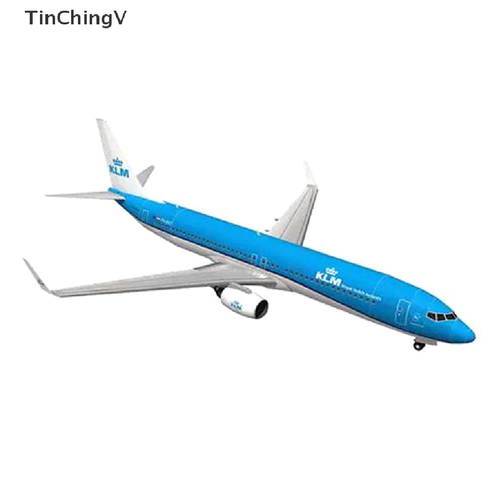 Mô Hình Máy Bay Giấy 3D Boeing 737 Tỉ Lệ 1: 100