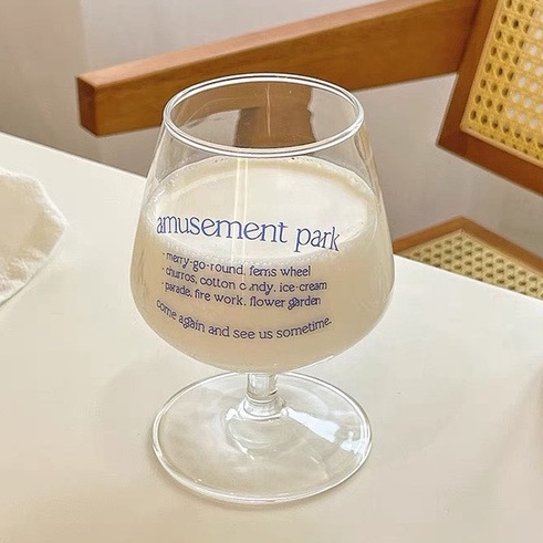 Ly, Tách Có Đế Uống Nước Wine Glass Amusement Park