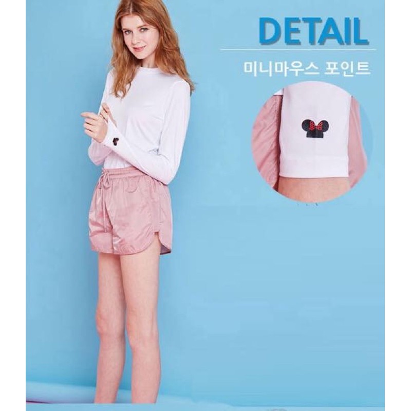 Áo Bơi / Áo Giữ Nhiệt Tay Dài Disney Sport Xuất Hàn Đen Cổ Lọ Thấp - Freesize | BigBuy360 - bigbuy360.vn