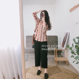 Sơ mi hoạ tiết lv