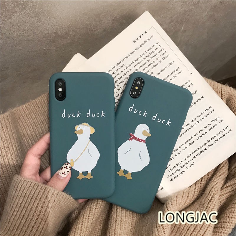 ốp lưng điện thoại hình con vịt đáng yêu cho iphone 6/6s/7/8/x | BigBuy360 - bigbuy360.vn