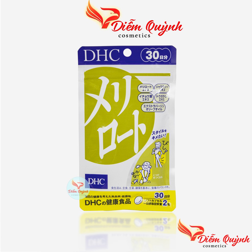 Viên uống DHC Melilot thon gọn đùi 60 viên 30 ngày dùng giảm mỡ đùi, phù nề đùi
