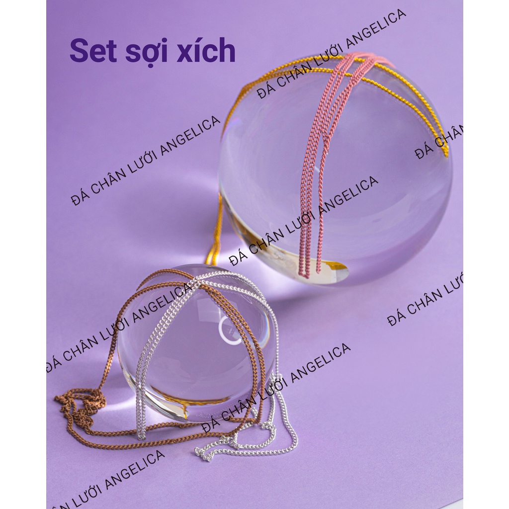 [Đồ Nail] Set Xích 5 Màu Trang Trí Móng - Mã: SSX