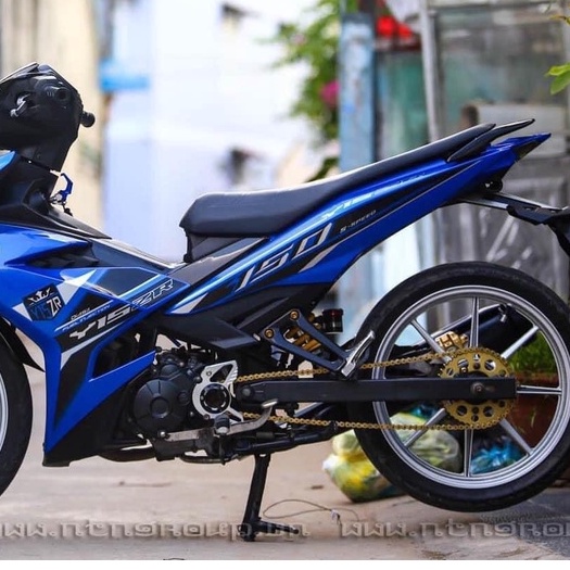 Tem Rời Ex 150 Y15zr Xe Xanh GP - Tem 3 Lớp - Tặng Logo - New V30