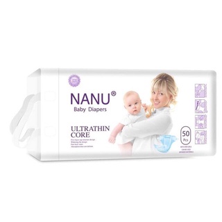 Bỉm dán Nanu Baby /Size S, Size M/ 1 bịch có 50 miếng/ giá siêu rẻ