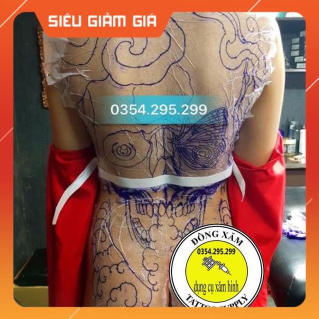 Set 10 tờ giấy mỏng scan hình xăm hàng có sẵn