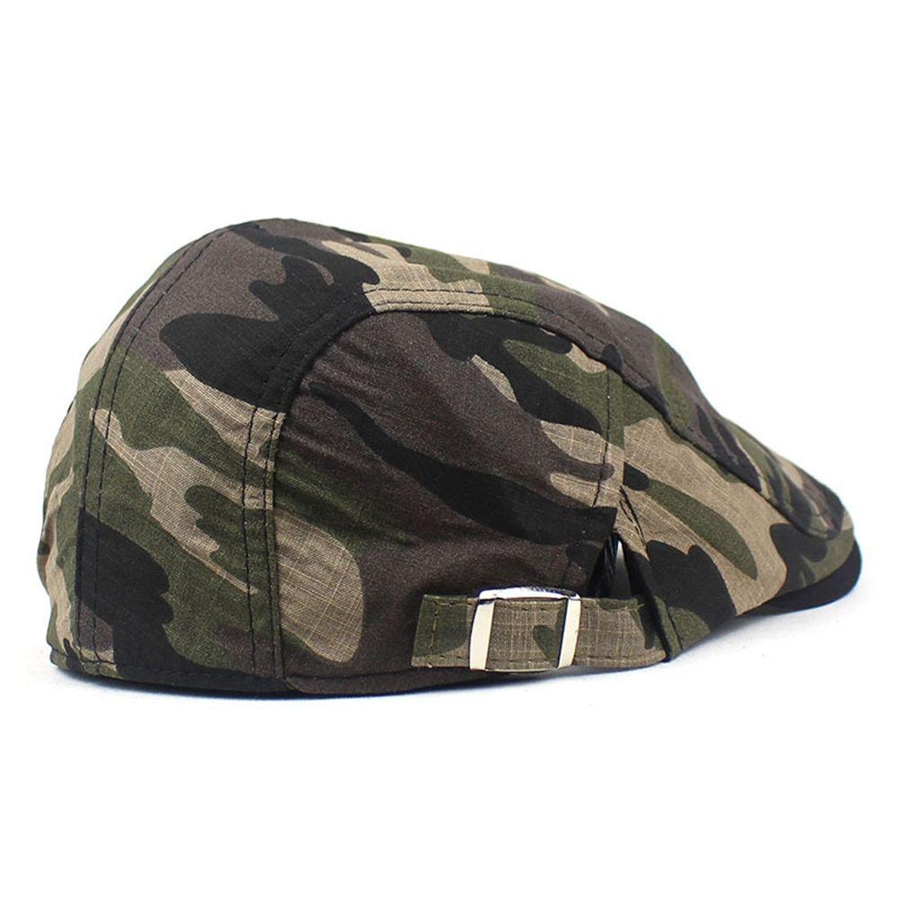 Mũ Beret Họa Tiết Rằn Ri Phong Cách Hip Hop Hàn Quốc Thời Trang Mùa Hè Cho Nam Và Nữ