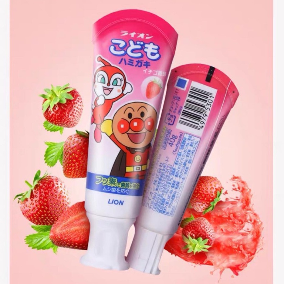 Kem Đánh Răng Lion Nhật Bản Cho Bé 40g đủ vị