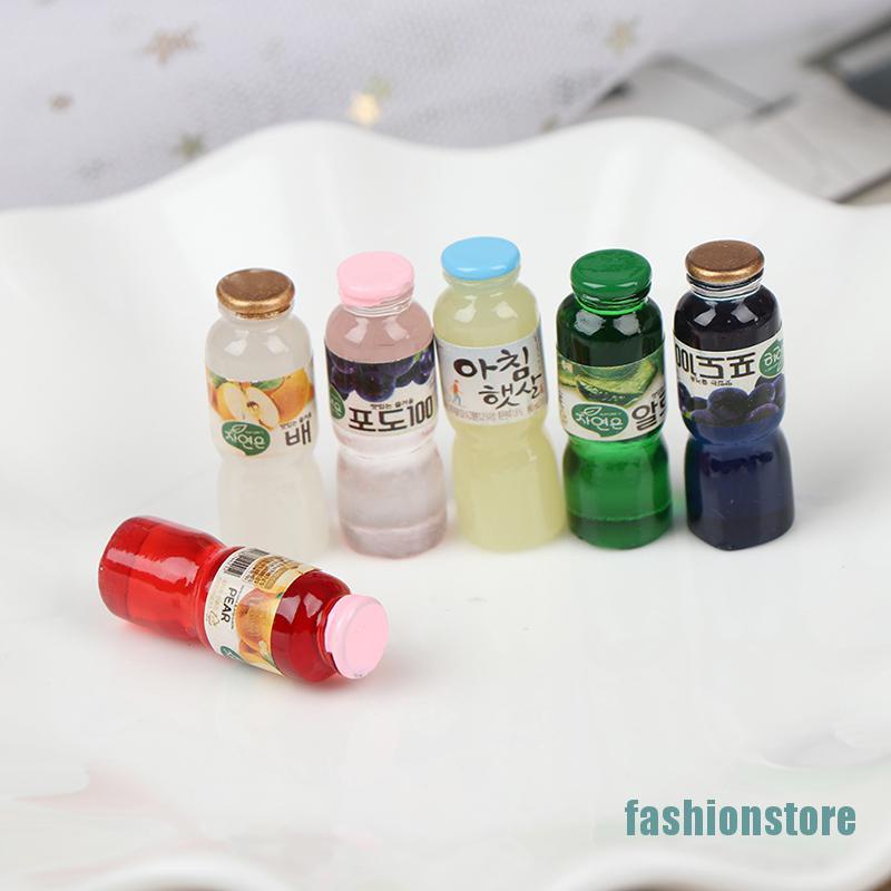 Bộ 5 Bình Nước Mini Tỉ Lệ 1: 12 Trang Trí Nhà Búp Bê