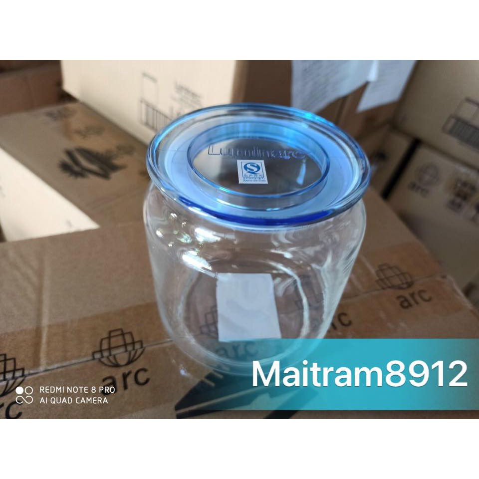 Hũ thủy tinh 500ml đến 1000 ml . Hộp tròn thủy tinh Rondo Luminarc 500ml/1000ml/1L/1 lit cao cấp