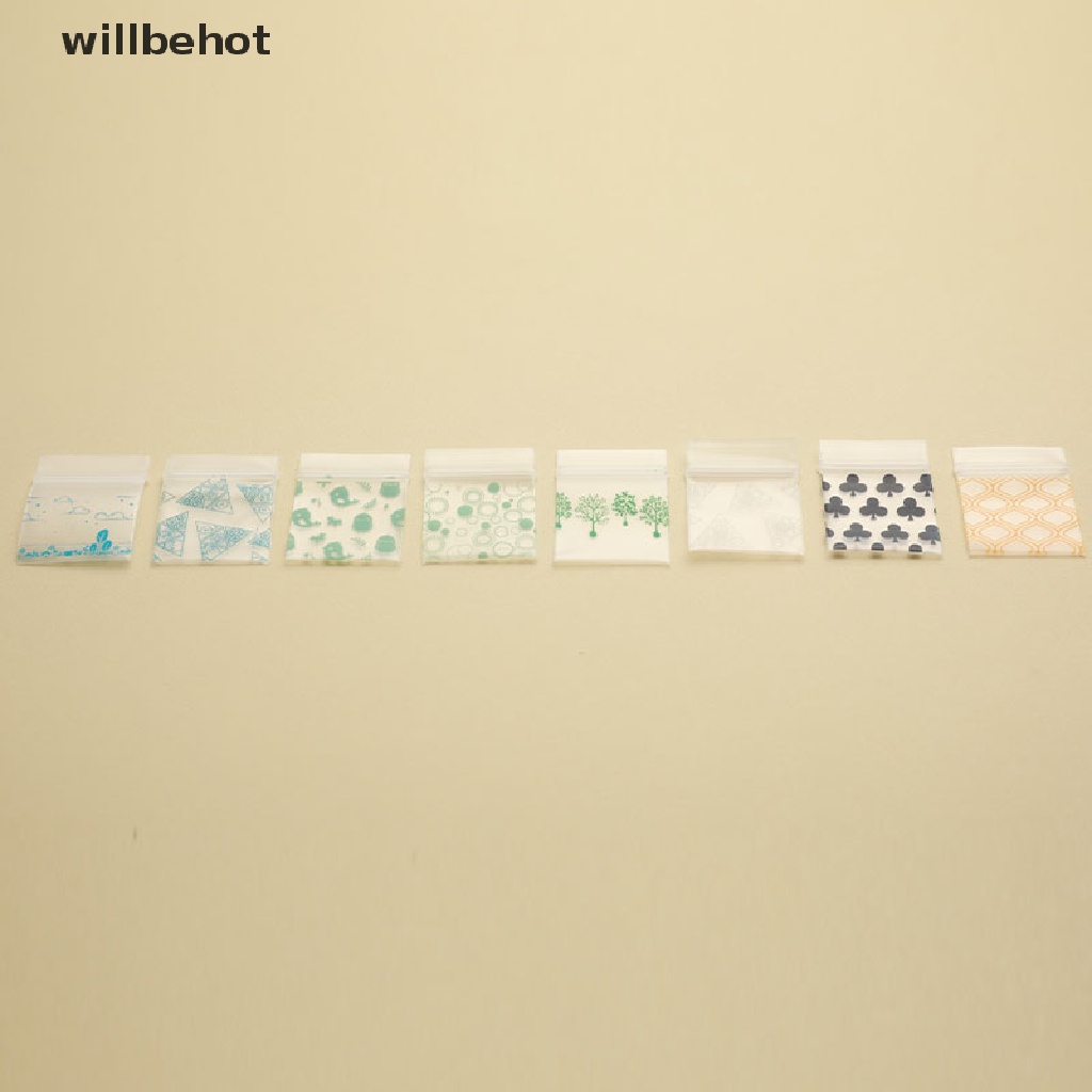 Set 100 túi zip đựng thuốc mini tiện dụng