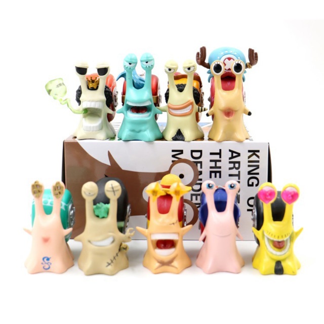 Mô hình 9 ốc sên Den Den Mushi One piece Băng Mũ rơm