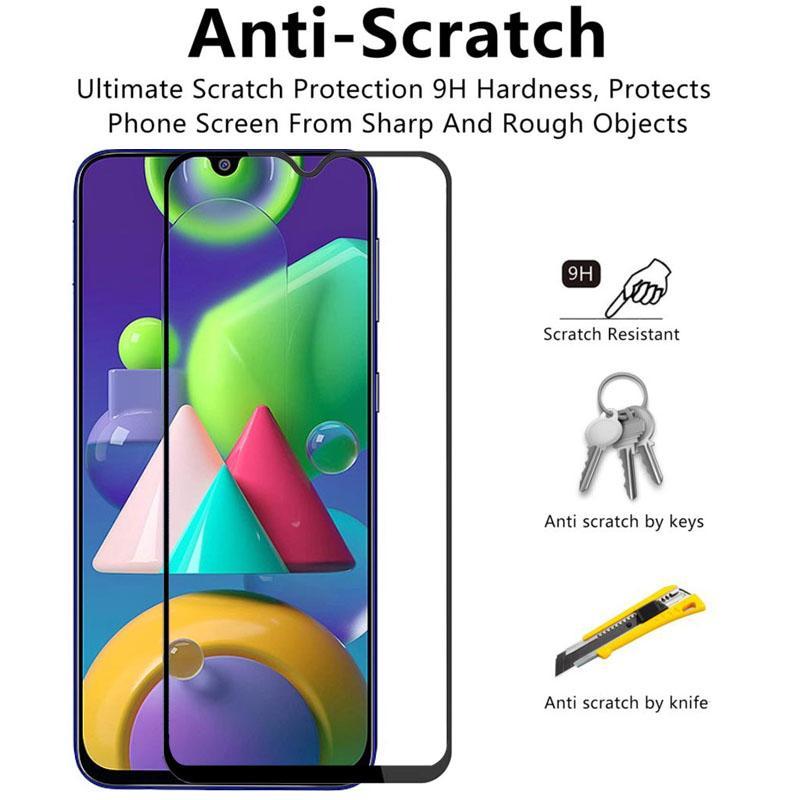 Miếng dán kính cường lực bảo vệ màn hình cho Samsung Galaxy Note 20 Note 10 S10 Lite M51 M31S M31 M30 M40 M01