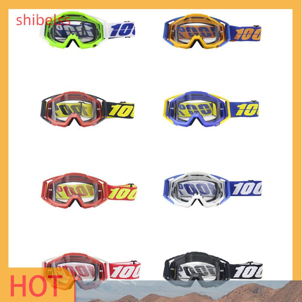 （ʚshibelss）367 Clear Lens Motocross Goggles Motorcycle Helmet Dirt Bike ATV Eyewear