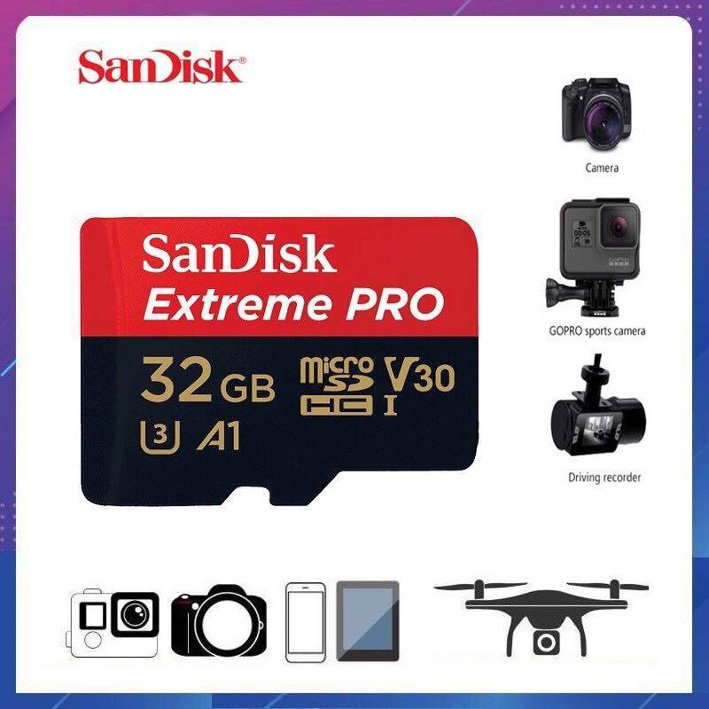 [Chính Hãng] Thẻ Nhớ SanDisk Extreme Pro 4K U3 V30 32GB 100Mb/s Tốc độ siêu cao | BigBuy360 - bigbuy360.vn