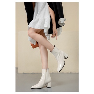 Boot nu big size da bóng gót vuông 7cm size 40 - 42