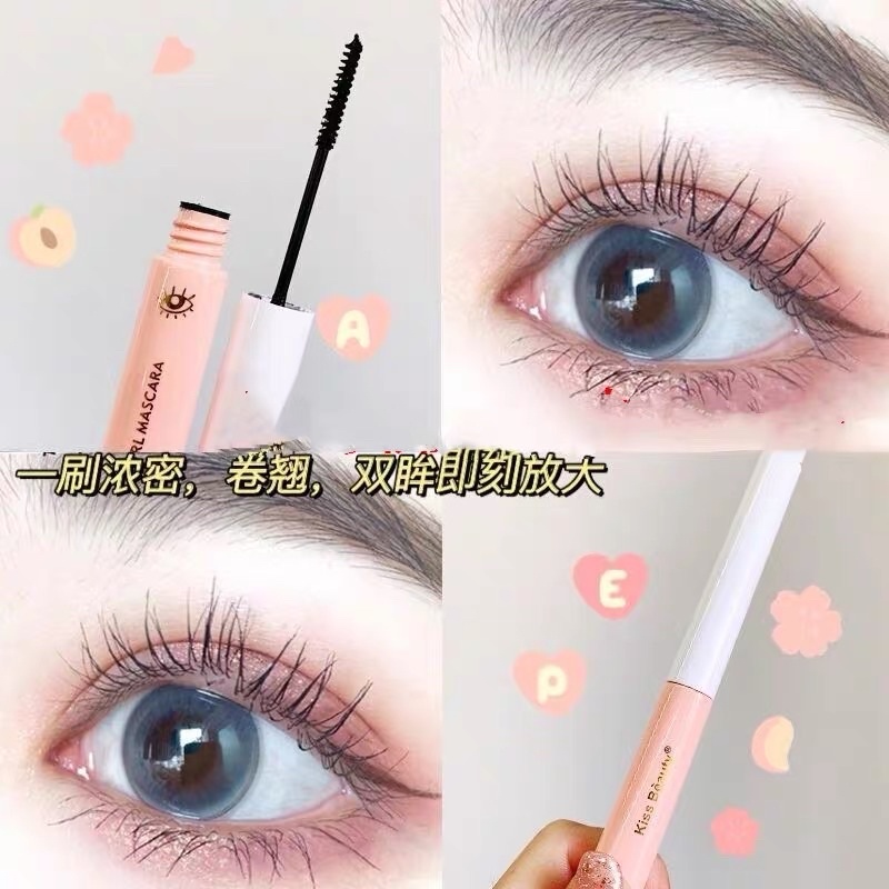 Mascara Chuốt Mi Siêu Mảnh, Dài, Tơi Mi Màu Đen - Skinny Volumecara Vỏ Hồng Cam