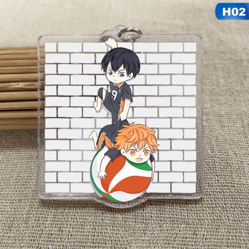 Tmdbyx Móc Khóa Nhỏ Gọn Hình Nhân Vật Hoạt Hình Karasuno Nekoma Đáng Yêu